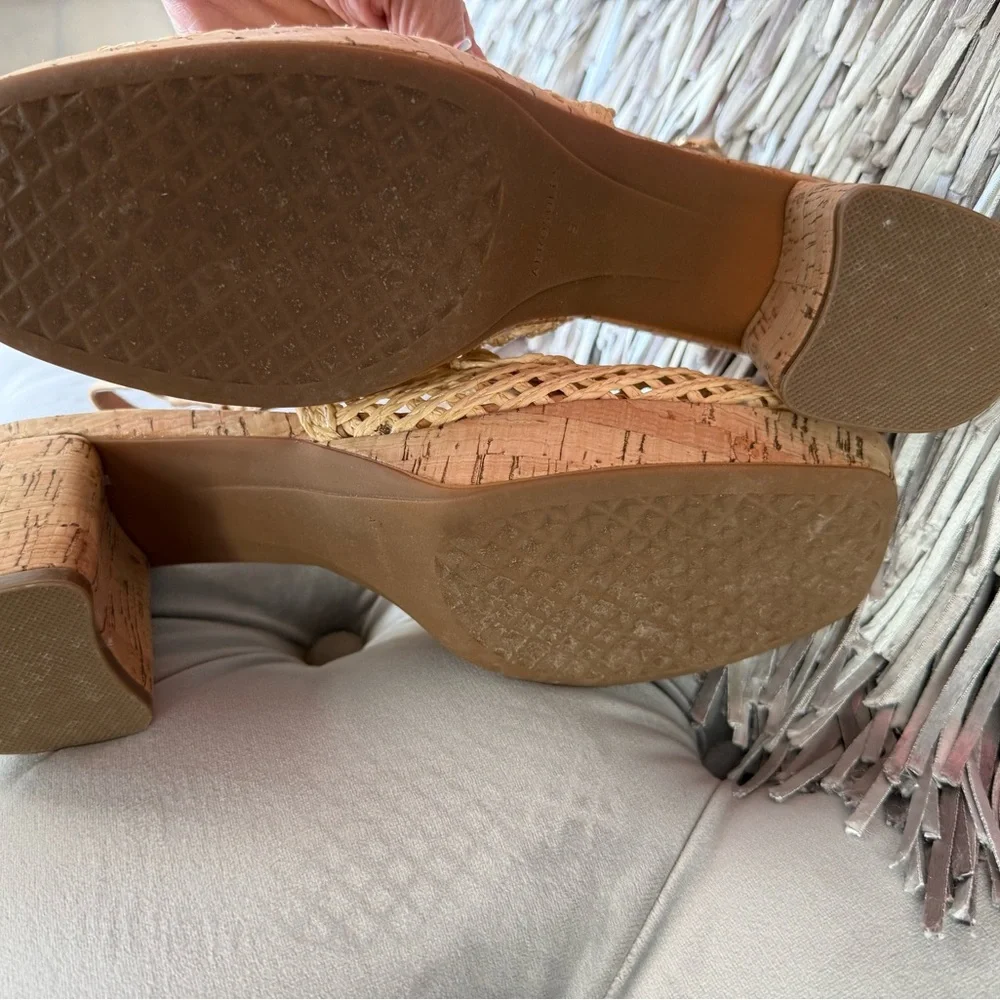 AEROSOLES SANTIAGO RAFFIA NATURAL SZ 9